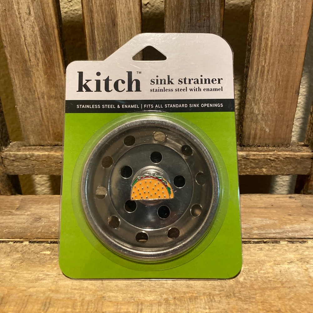 Taco Sink Strainer, Taco Sink Stopper, Taco Decor, Taco Kitchen Decor Food Decor